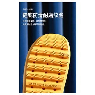 Thick soled slippers High heeled slippers EVA slippers Platform Slippers Men's Summer Outing Shit Feeling Household Indoor and Outdoor Bathroom Bath Non-Slip Slippers for Women (6)