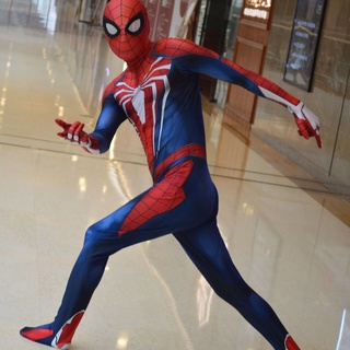 Velocidade PS4 Clássico Spiderman Calças Justas Cosplay Halloween Traje Do Homem Aranha De Atirando