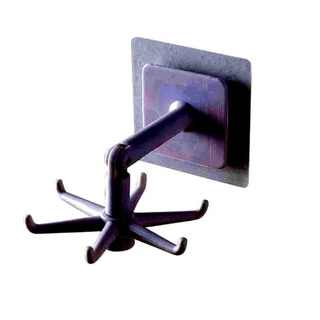 Gancho Rotativo Para Utensílios Plástico 9x11,5 cm com Adesivo Para Fixação Clink (2)