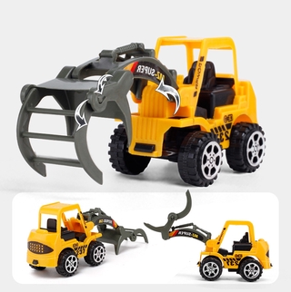 6 Pcs Set Engineering Vehicles Toys Excavator Truck Bulldozer Carro Brinquedo Para Menino (7)