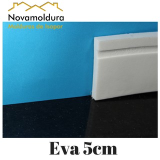 Eva Flexível 5cm - Rodapé Moldura Autocolante Boiserie Roda Meio ( valor por metro ) (8)