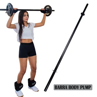Barra Body Pump 1.30 Musculação + Presilhas Treino Academia (1)