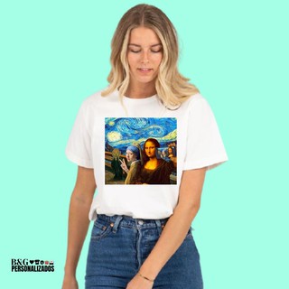 Camisa Camiseta Tshirt Vintage Monalisa - Tumblr Alternativa - Minalisa (6)