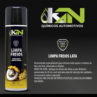 Limpa Discos de Freios Automotivo Strong Cleaning Select Pro Spray 320ml Kn (2)