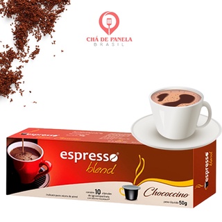 Capsulas de Chococcino Espresso Blend com 10 unidades compativel Nespresso
