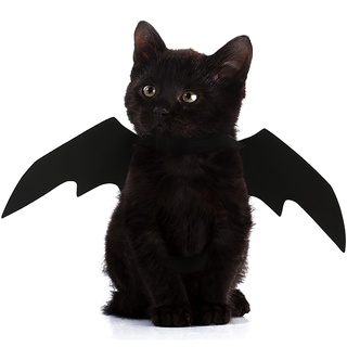 Lmt_ Coleira Fofa Com Asas De Morcego / Gato Ajustável Para Decoração De Halloween / Animais De Estimação / Patinhas