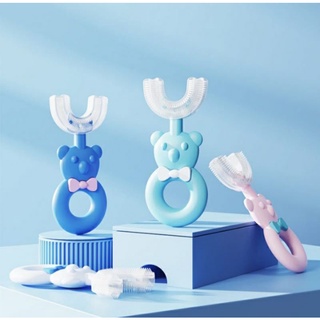 Escova De Dentes Infantil Em Formato De U De 360 Graus 2-6 - 12 Anos Para Crianças