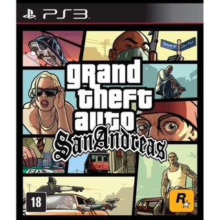 GTA San Andreas ps3 mídia física para PS3 desbloqueiado