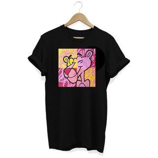 Camiseta T-shirt Pantera Cor de Rosa
