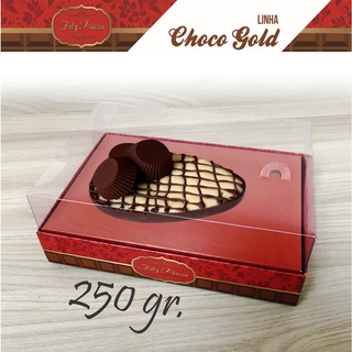 Embalagem caixa para Ovo chocolate de colher para Páscoa. (10 unidades).