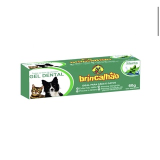 Pasta de Dente Pet Para Cachorro e Gato Gel Dental Para Mau Hálito - 60g Brincalhão (4)
