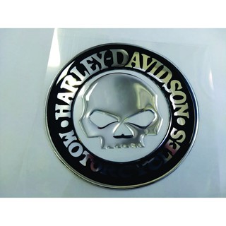 2 Adesivos Resinados Harley Davidson Primária e Tampa de Combustível