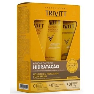 Kit Home Care Com Hidratação Intensiva Trivitt Itallian