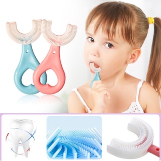 Escova De Dentes Infantil Em Formato De U De 360 Graus 2-6 - 12 Anos Para Crianças escova de dente infantil (1)