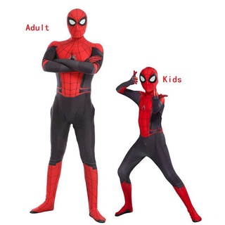 Fantasia Homem Aranha Peter Parker Adulto Crianças Spider Man Longe De Casa Fantasia Homem Aranha Cosplay (3)