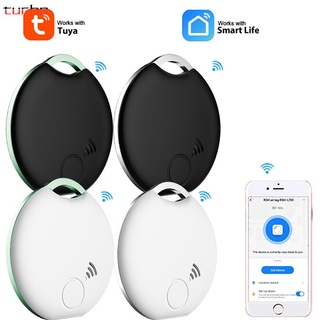 Turbo Tuya / Smart Life Bluetooth App Smart Tags Chave Anti-Perda Dispositivo De Localização Para Animais De Estimação Rastreador Bluetooth Inteligente