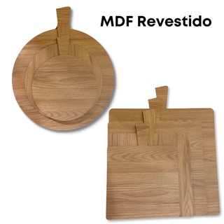 Tábua para Frios MDF de Madeira Revestida Impermeavel Reútilizavel Grazing Montagem de Frios