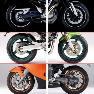 18 Polegada 8 Cores Tiras Roda Da Motocicleta Adesivo Refletivo Decalques A Fita Do Aro Bicicleta Styling Acessórios (7)