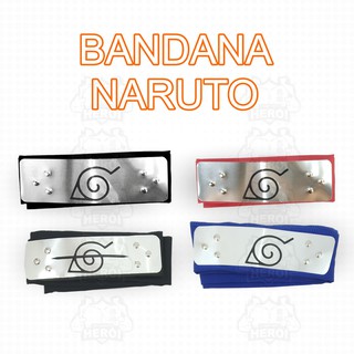 Bandana Naruto Shippude - Konoha - Cosplay Ninja - Vila da Folha