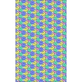 Tecido Oxford Estampado Emoji Smile Coloriddos - 1,40m