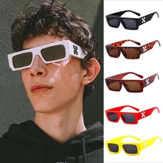 New X-print Sunglasses for Men and Women Small Square Glasses Punk Personality Fashion Vintage Eye Glasses Frames