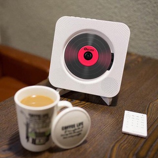 Wall Mounted CD Player Surround Som Rádio FM Bluetooth USB MP3 Disko Portátil De Música Controle Remoto Stereo Speaker (1)