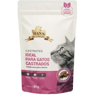 Snacks Hana Castrated para Gatos Castrados 60g