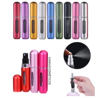 Mini Porta Perfume Spray Recarregável Borrifador Atomizador 5ml