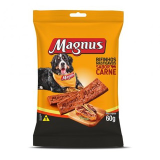 Magnus 60G sabor carne bifinhos mastigaveis