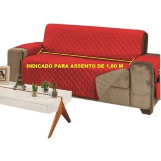 capa de sofá protetora com bolso nos braços sofa de 3 lugares king assento de 1,80m (2)