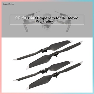 2 Pares Hélice De Substituição Para Dji Mavic Pro Platinum Drone Rc Acessórios Partes 8331