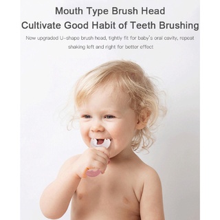 Escova De Dentes Infantil De Silicone Com Cabo Para Cuidado Oral 2-12 (5)