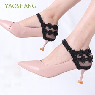 Yaoshang Sapato De Salto Alto Elástica Ajustável Com Flores Multicolorido