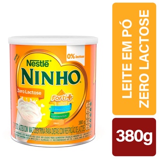 Leite em Pó Ninho Forti+ Zero Lactose Lata 380g