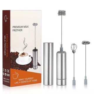 Mini portatil mixer elétrico,Kit Mixer Leite / Cafér , batedor de leite com tampa protetora contra poeira