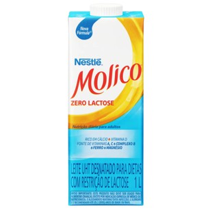 Leite UHT Desnatado Zero Lactose Molico 1Litro