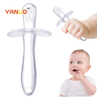 Escova De Dentes De Silicone Para Bebês Sem Bpa - Brinquedo Infantil Presente Para Mastigar Dentes (1)