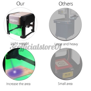 Insma Máquina De Impressora De Mesa Gravador Laser Usb 3000mw impressora laser Máquina de gravação a laser (7)