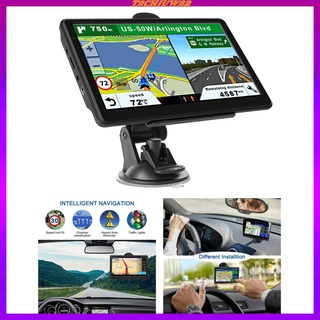 7 Polegada 8g 256m Sistema De Navegação Gps Para Carro Caminhão, Touchscreen De Navegação Livre