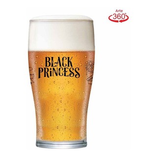 Copo De Cerveja Black Princess Gold Dark Cristal 568ml