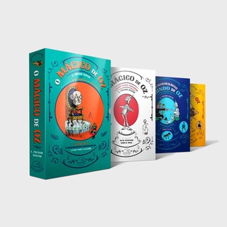 Box O Mágico de Oz 3 Volumes + Pôster e Marca Página