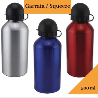 Garrafa Squeeze 500 ml Aluminio Garrafinha de Agua Ref. CK0178 (1)