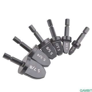 【GAMBIT】 6pcs Air Conditioner Tube Expander Hex Shank Air Conditioner Copper Pipe Swaging Flaring Tools for