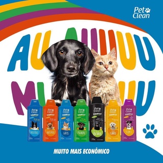 Shampoo Para Cães e Gatos 700ml - Diversos Tipos - Pet Clean