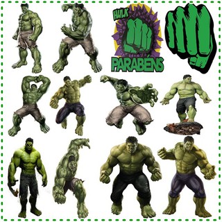 Hulk - 10 Displays De Festa De 20cm Totens