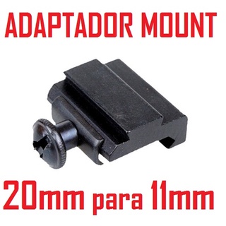 Adaptador Mount Trilho 20mm Para 11mm - conversor trilhos acessórios (1)