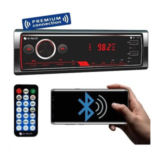 Auto Radio Mp3 Automotivo E-Tech Premium Bluetooth Usb Sd Aux Radio FM (2)