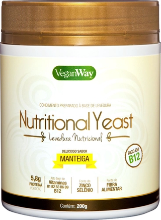 Nutritional Yeast Em Pó Sabor Manteiga VeganWay 200g - Vegano