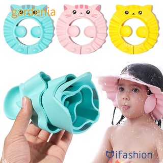 Baby Shower Cap Adjustable Hair Wash Hat Ear Protection Kids Shampoo Shield Bath Head Cover