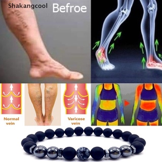 SKC Tornozeleira/Unissex Magnética/Hematita/Pedra/Alívio Da Dor/Cuidados Com A Saúde (Shakangcool)